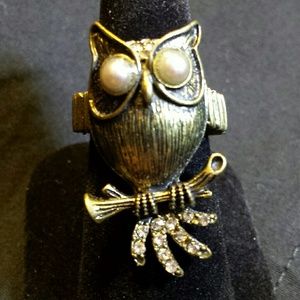Mark by Avon Animal Attraction Ring Owl